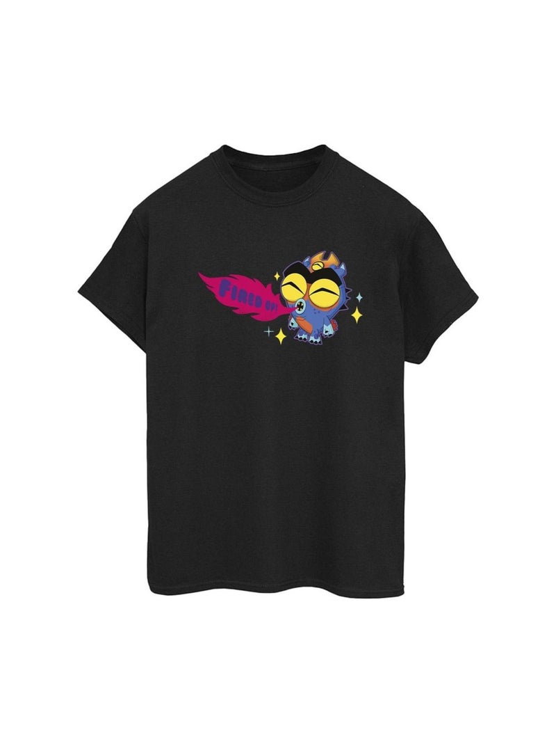 Disney - T-shirt BIG HERO FIRED UP Noir - Kiabi