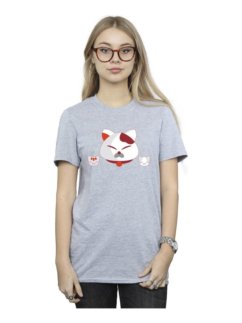 Disney - T-shirt BIG HERO Gris chiné - Kiabi