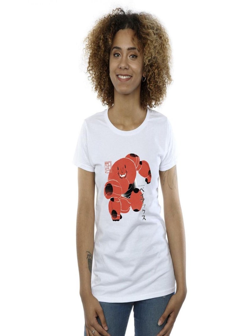 Disney - T-shirt BIG HERO Gris chiné - Kiabi