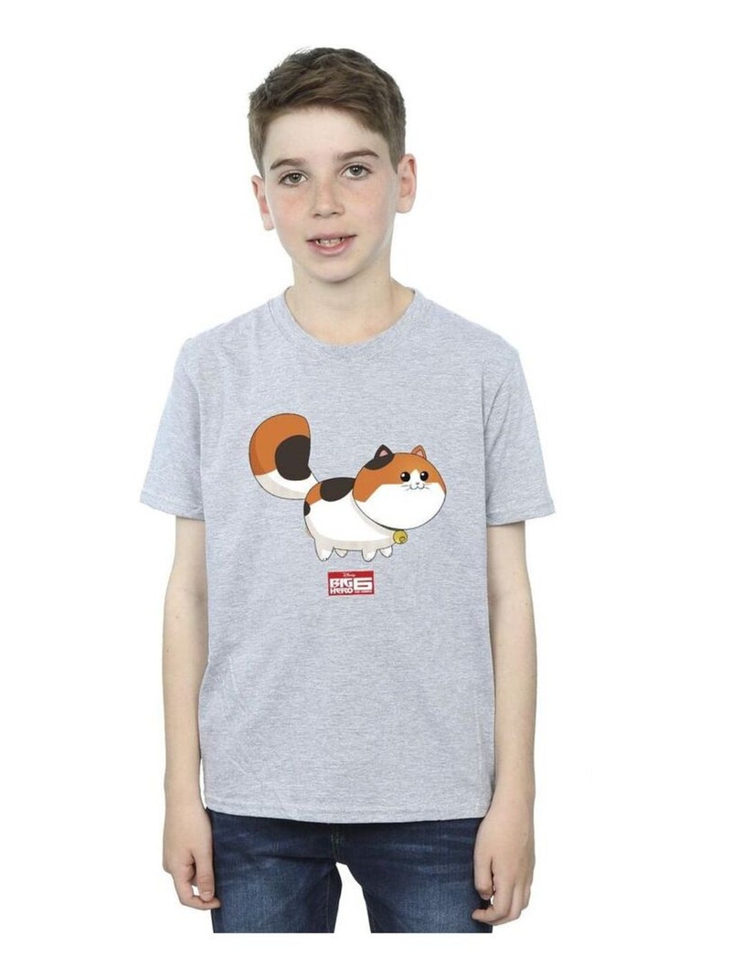 Disney - T-shirt BIG HERO Gris chiné - Kiabi