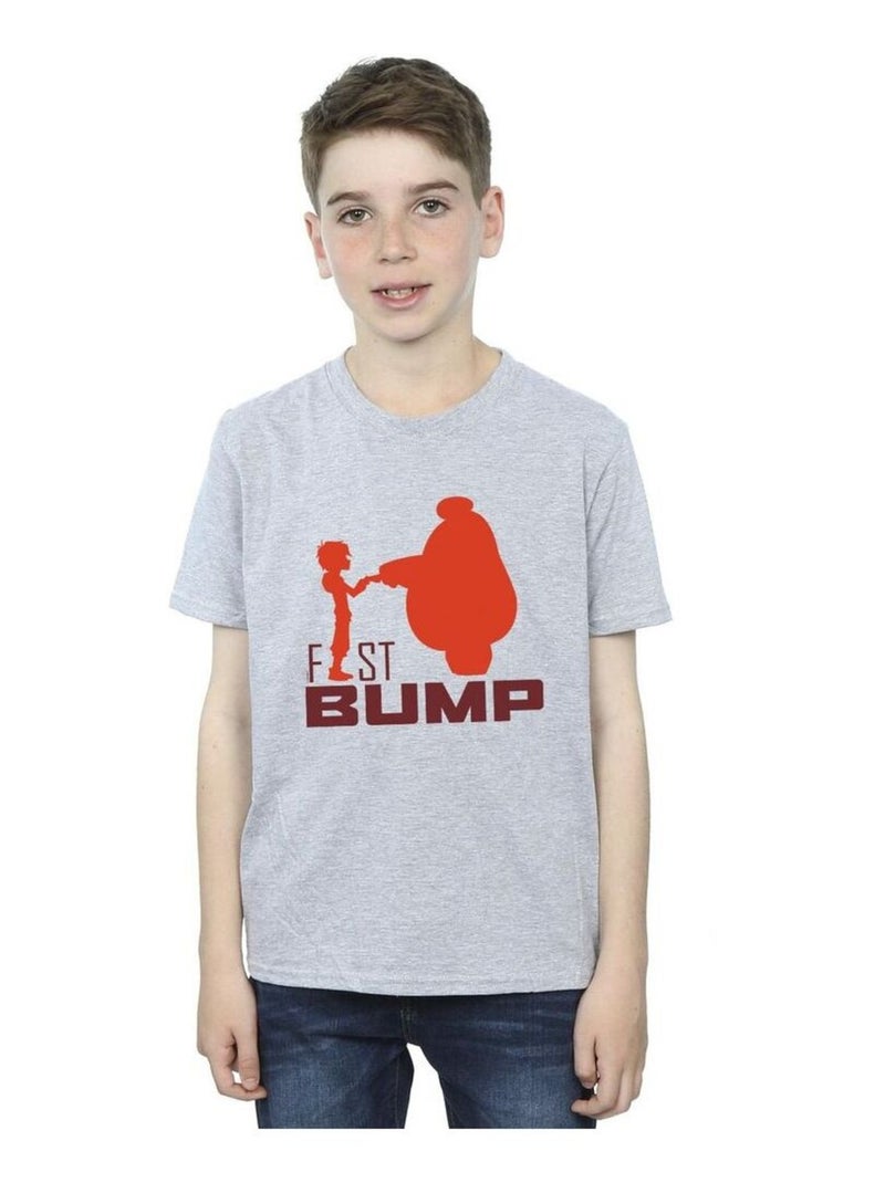 Disney - T-shirt BIG HERO Gris chiné - Kiabi