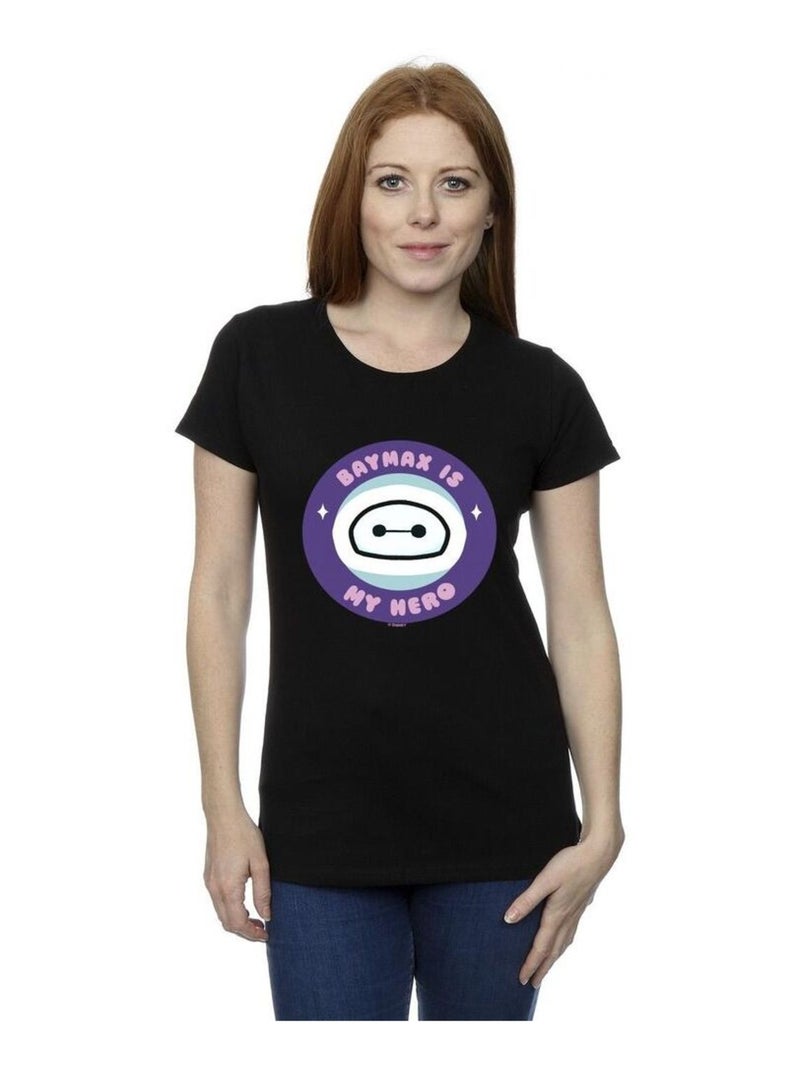 Disney - T-shirt BIG HERO MY HERO Noir - Kiabi