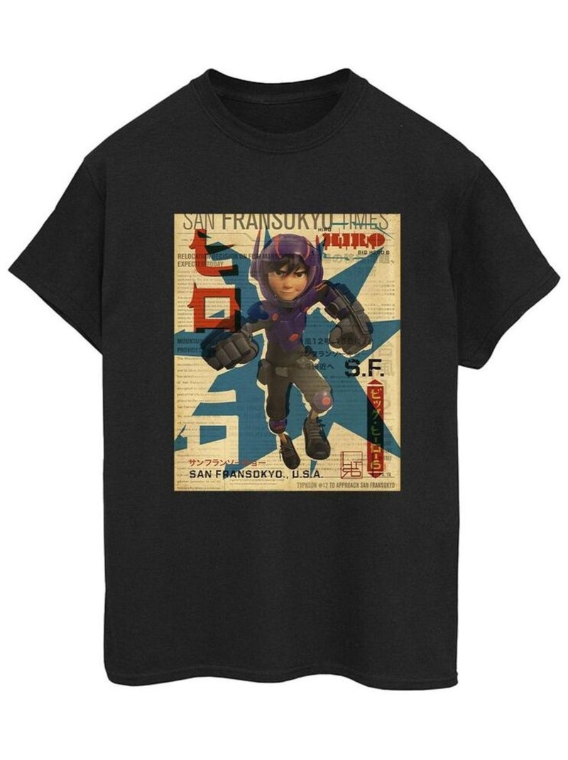 Disney - T-shirt BIG HERO Noir - Kiabi