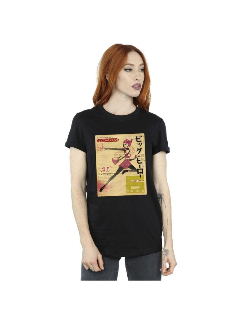 Disney - T-shirt BIG HERO Noir - Kiabi
