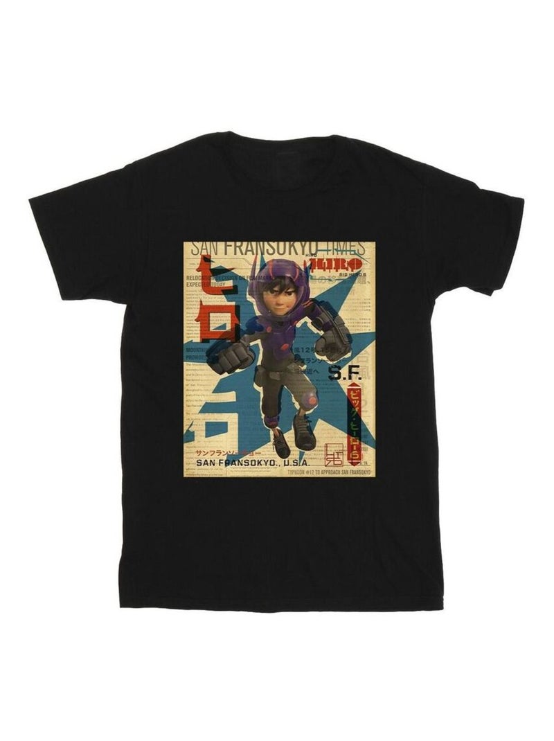 Disney - T-shirt BIG HERO Noir - Kiabi