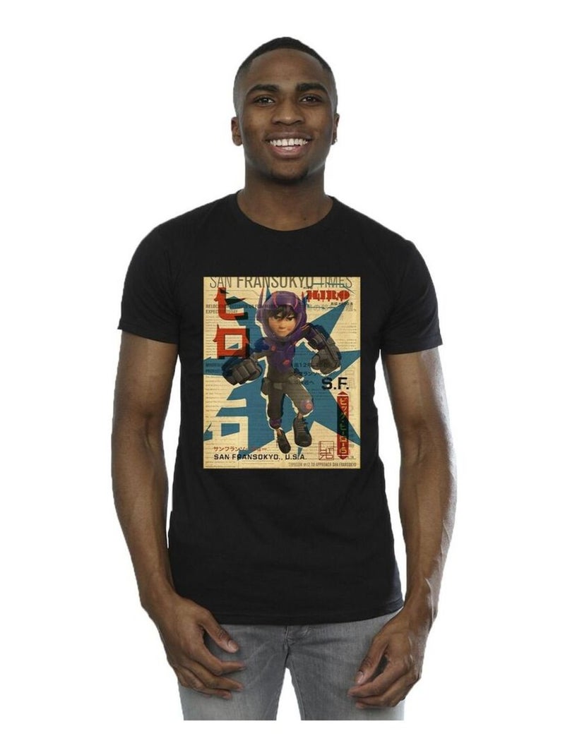 Disney - T-shirt BIG HERO Noir - Kiabi