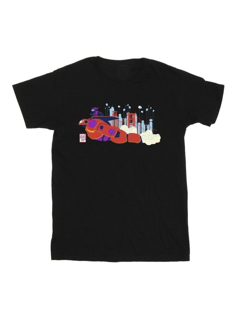 Disney - T-shirt BIG HERO Noir - Kiabi