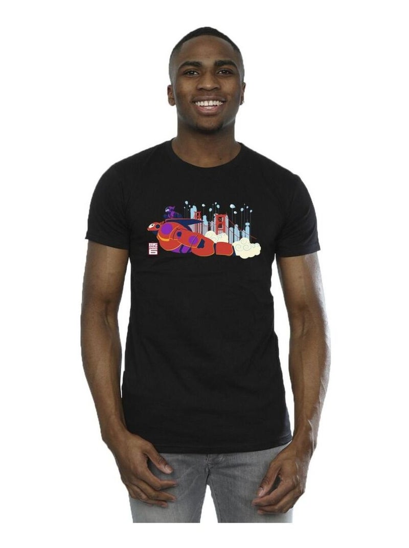 Disney - T-shirt BIG HERO Noir - Kiabi