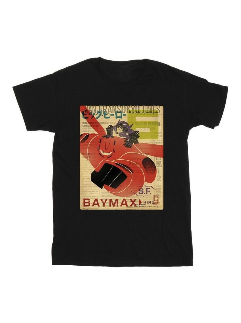Disney - T-shirt BIG HERO Noir - Kiabi