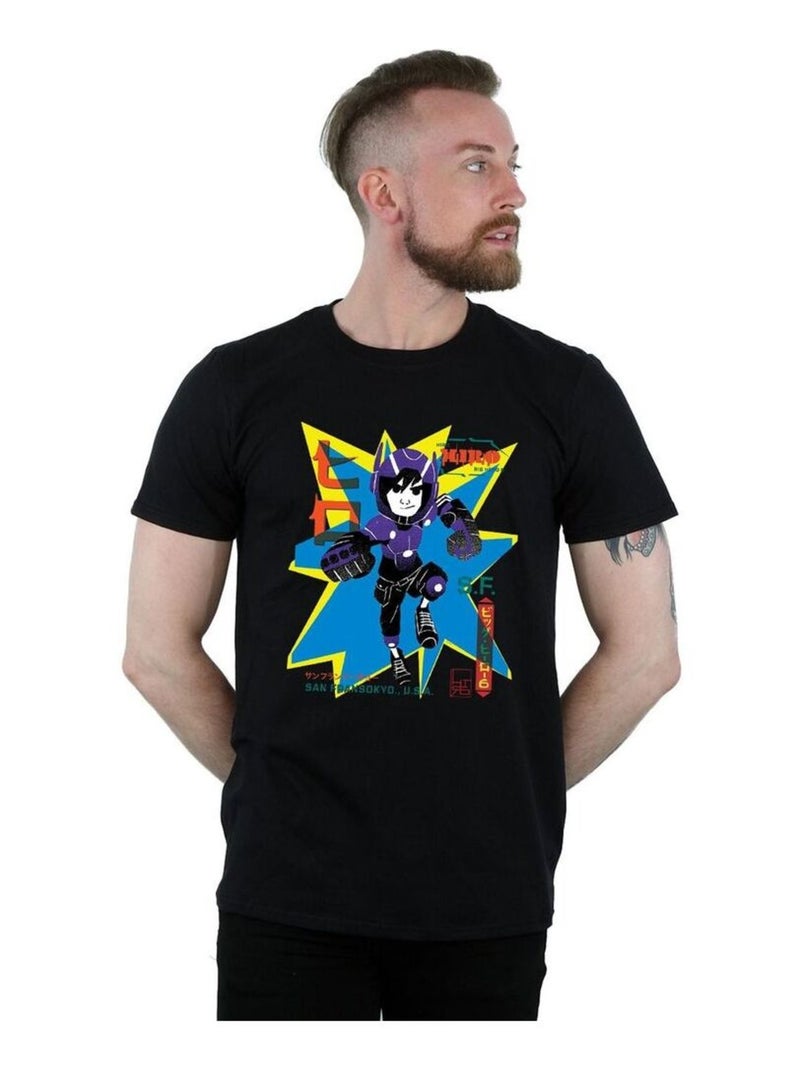 Disney - T-shirt BIG HERO Noir - Kiabi