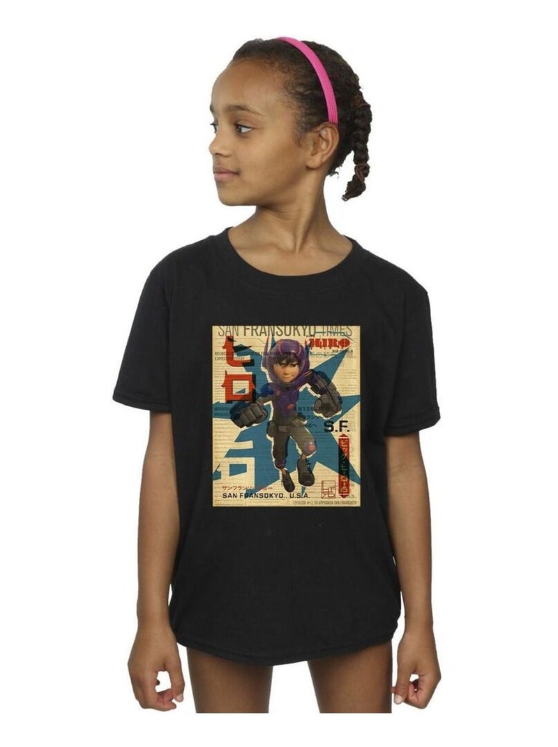 Disney - T-shirt BIG HERO Noir - Kiabi