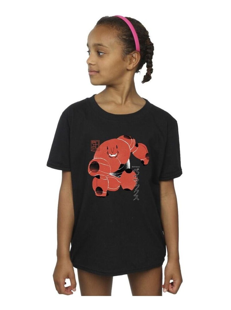 Disney - T-shirt BIG HERO Noir - Kiabi