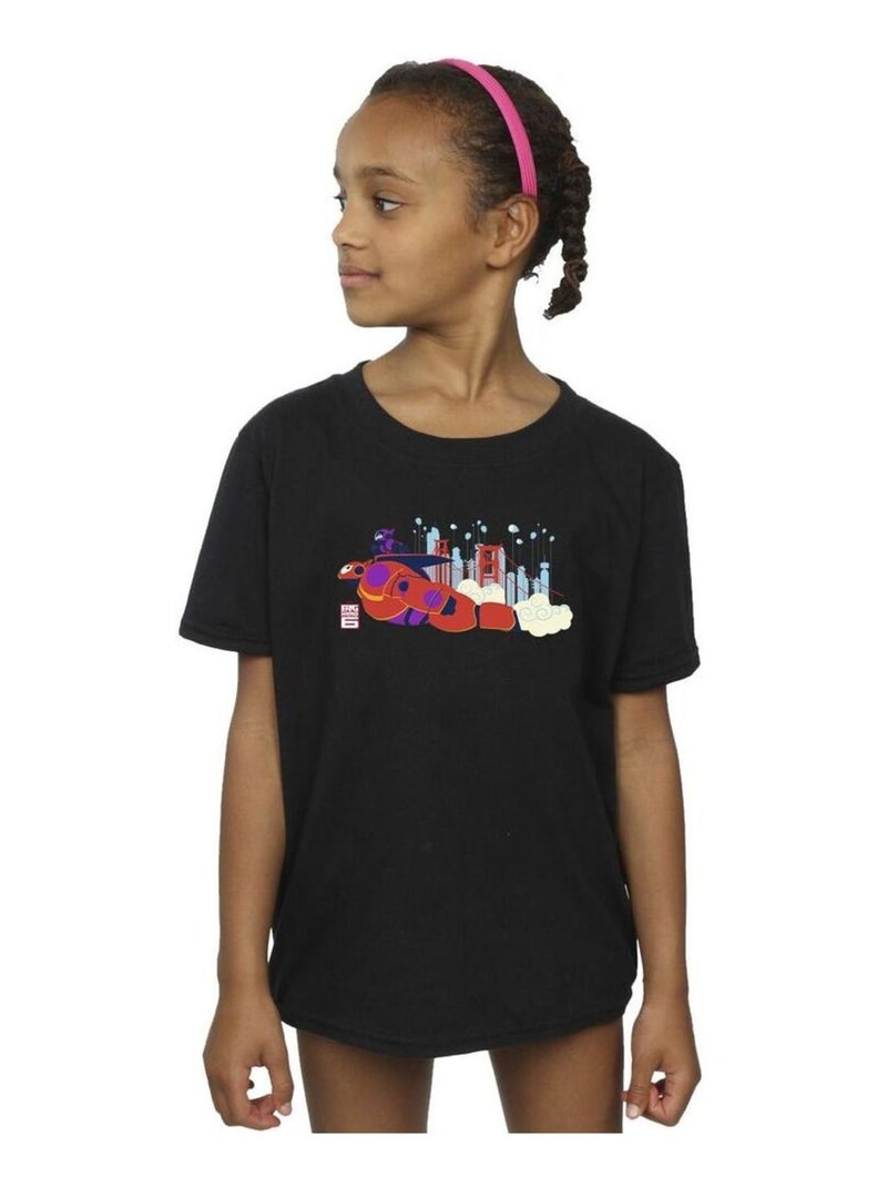 Disney - T-shirt BIG HERO Noir - Kiabi