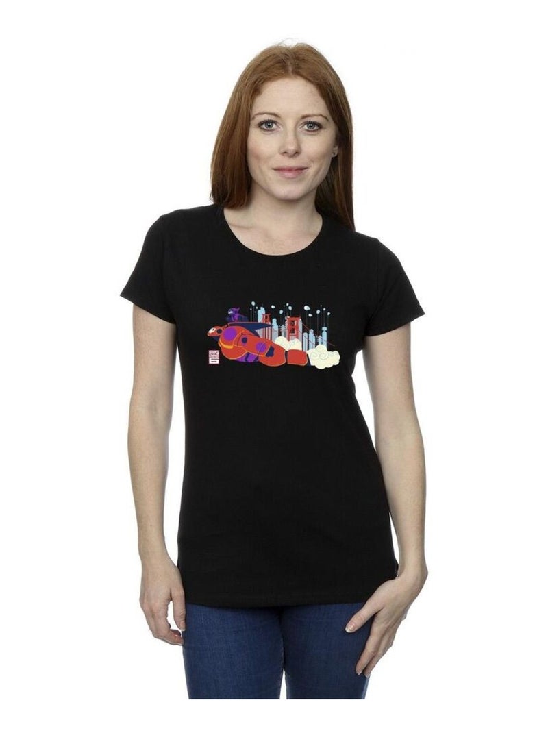 Disney - T-shirt BIG HERO Noir - Kiabi