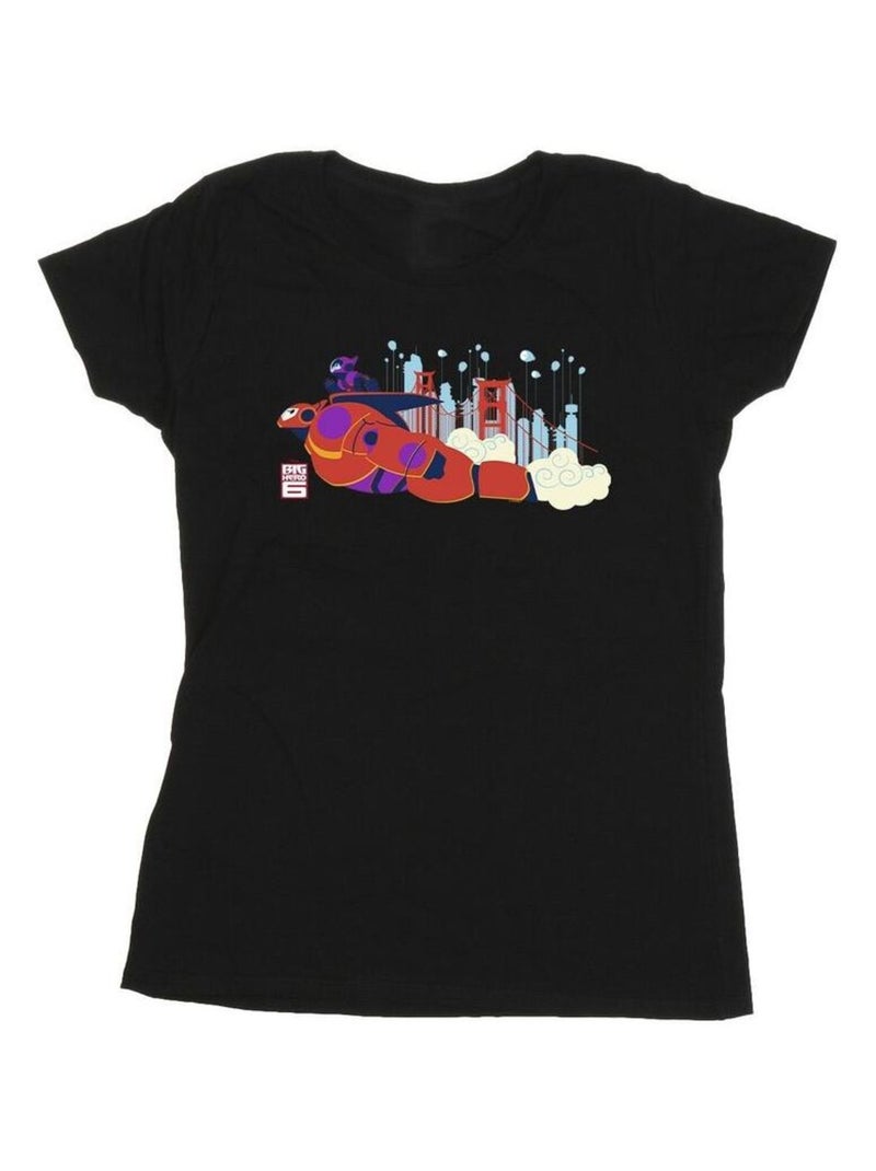 Disney - T-shirt BIG HERO Noir - Kiabi