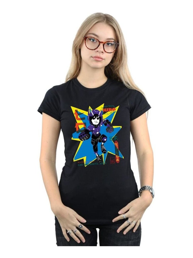 Disney - T-shirt BIG HERO Noir - Kiabi