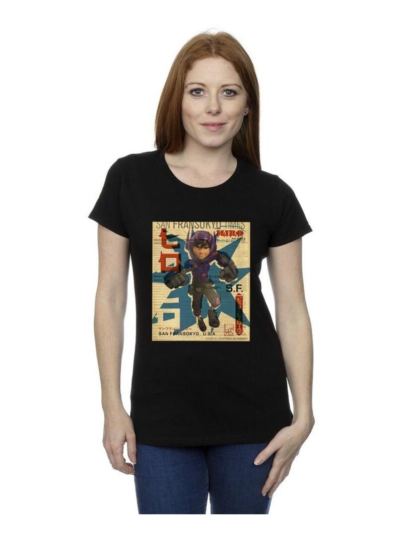 Disney - T-shirt BIG HERO Noir - Kiabi