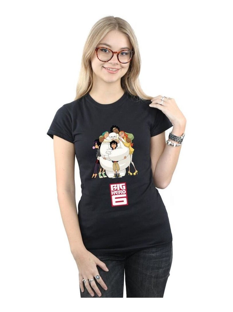 Disney - T-shirt BIG HERO Noir - Kiabi