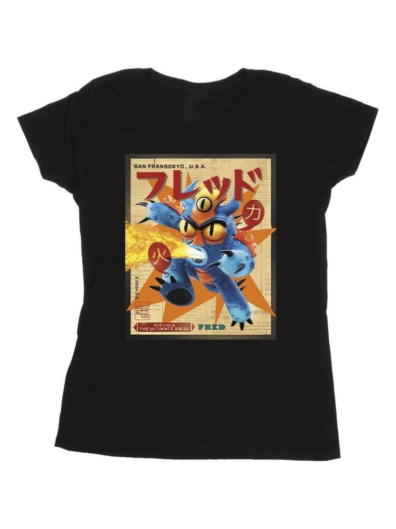 Disney - T-shirt BIG HERO Noir - Kiabi