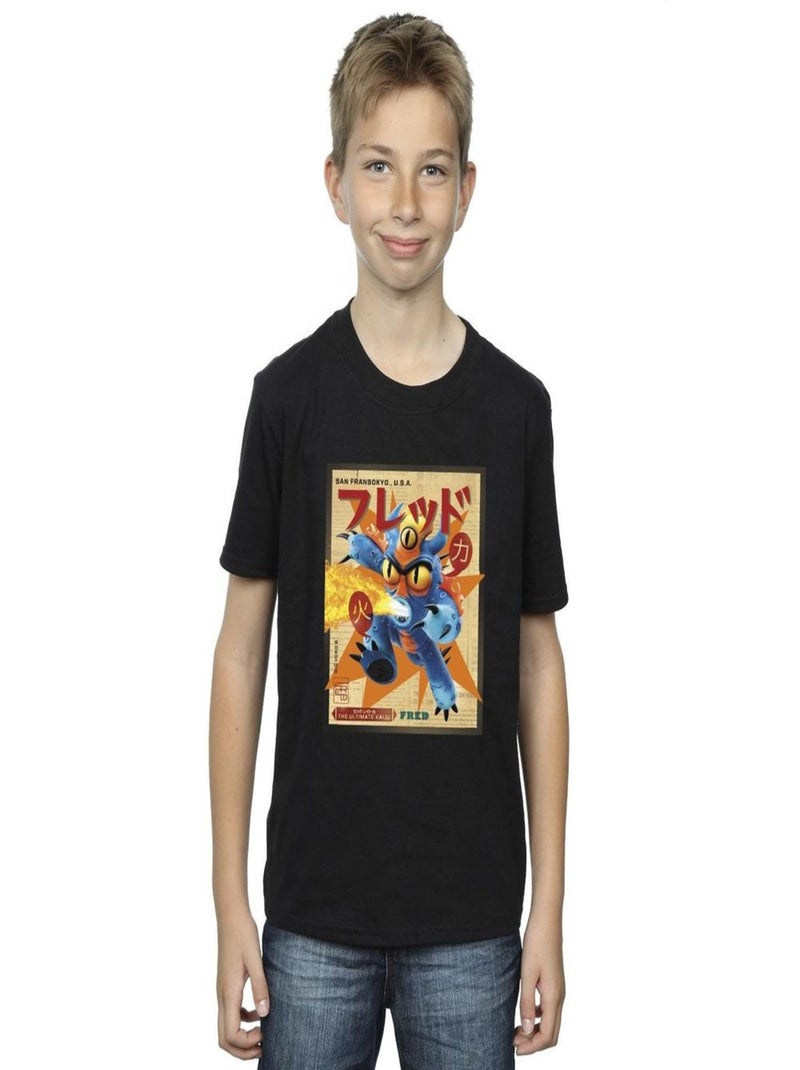 Disney - T-shirt BIG HERO Noir - Kiabi