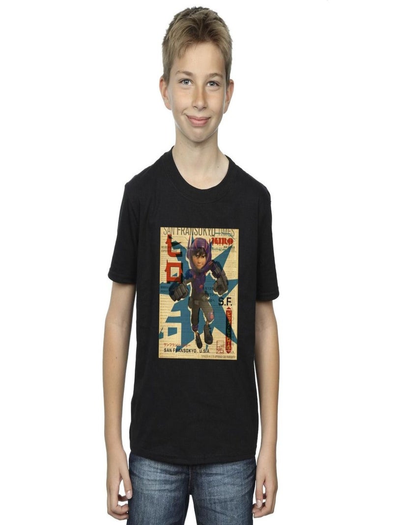Disney - T-shirt BIG HERO Noir - Kiabi