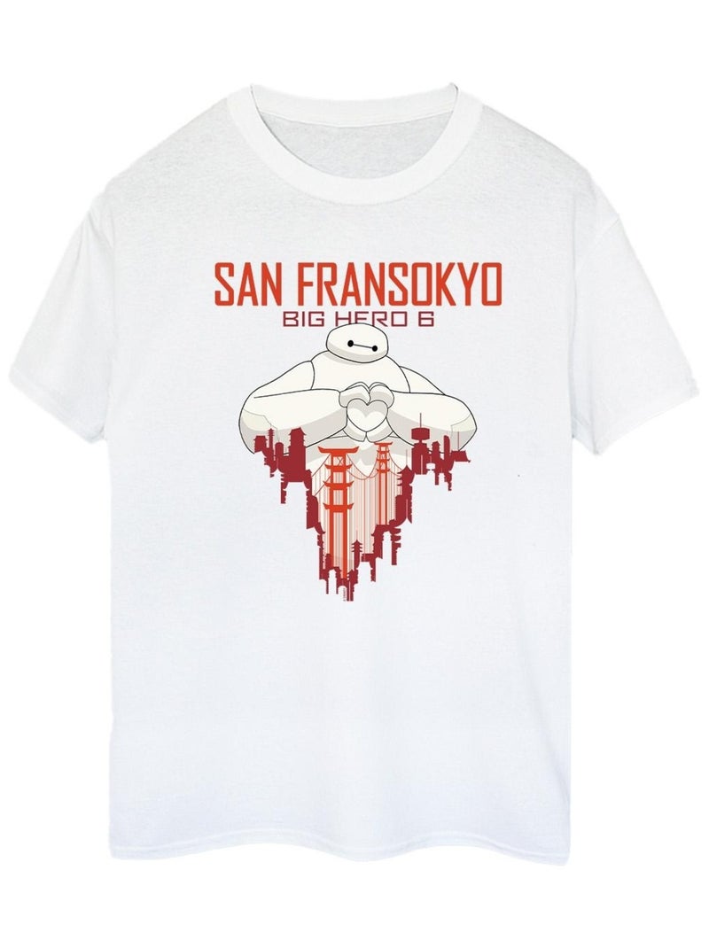 Disney - T-shirt BIG HERO SAN FRANSOKYO Blanc - Kiabi