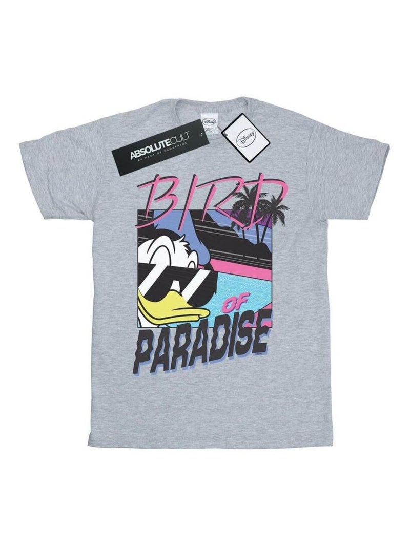 Disney - T-shirt BIRD OF PARADISE Gris chiné - Kiabi