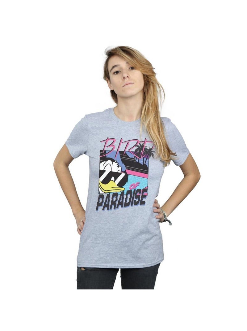 Disney - T-shirt BIRD OF PARADISE Gris chiné - Kiabi