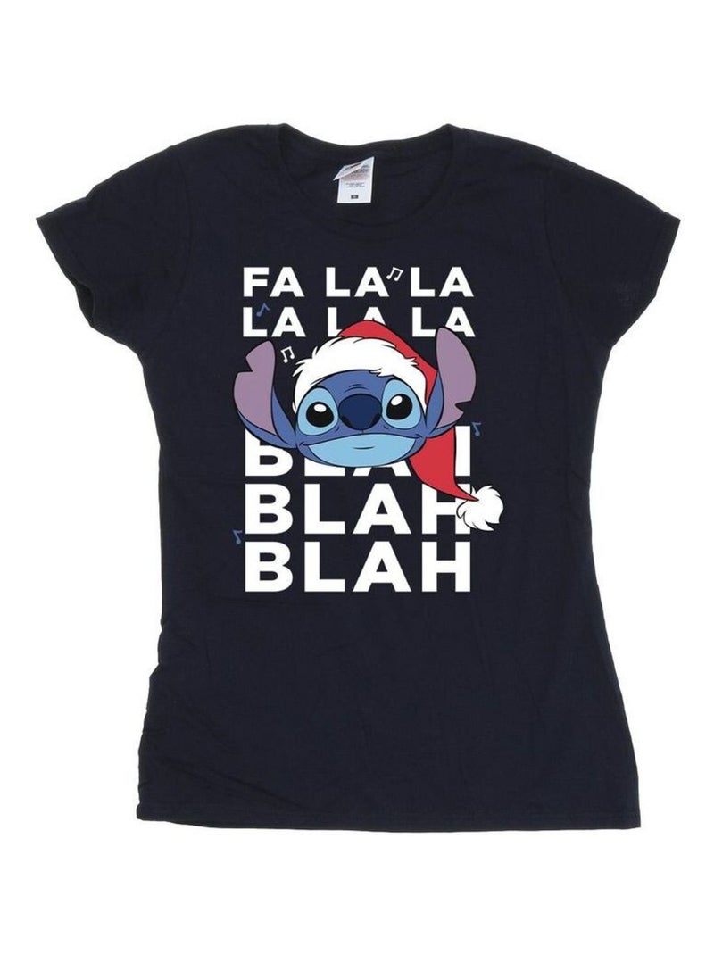 Disney - T-shirt BLAH BLAH BLAH Bleu marine - Kiabi