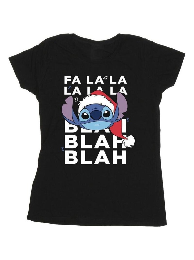 Disney - T-shirt BLAH BLAH BLAH Noir - Kiabi