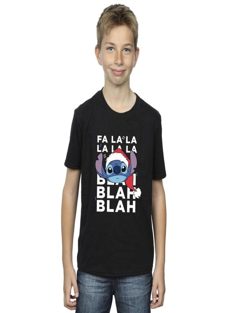 Disney - T-shirt BLAH BLAH BLAH Noir - Kiabi