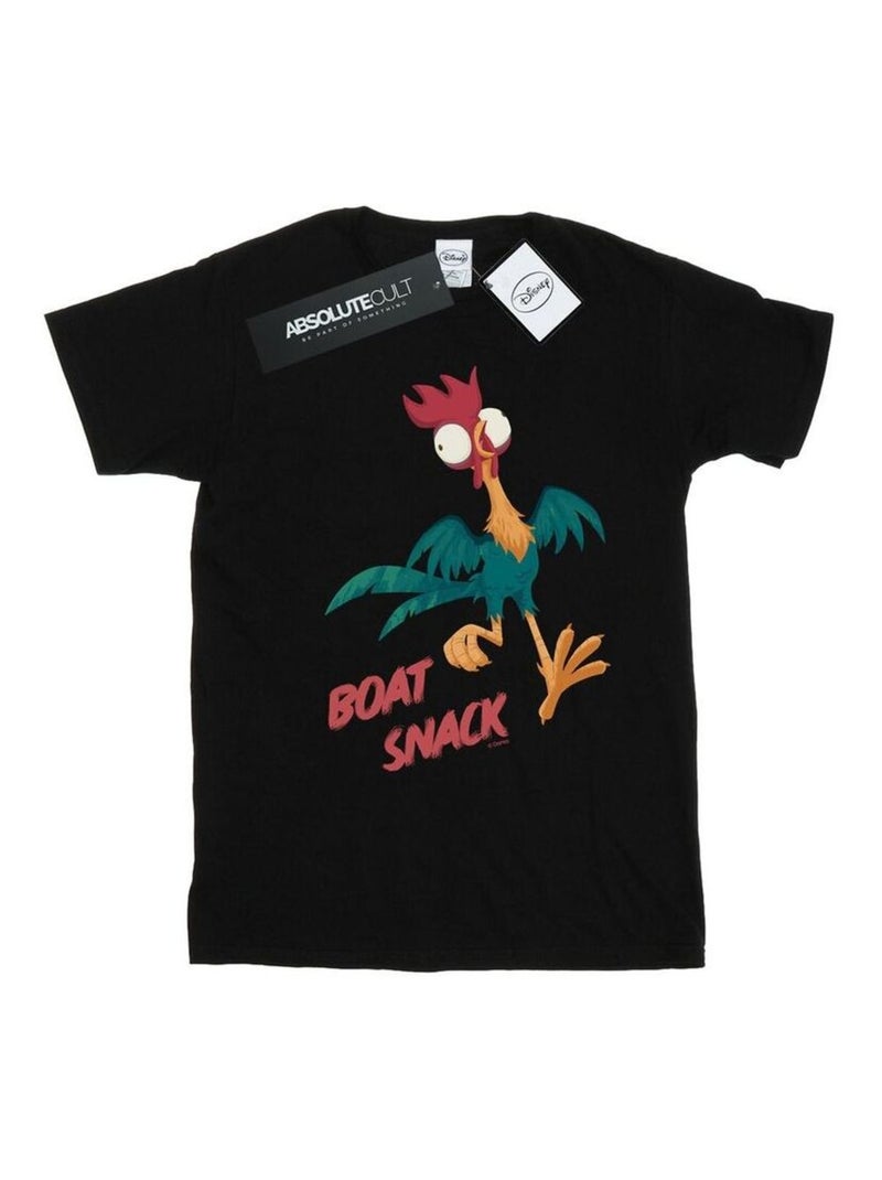 Disney - T-shirt BOAT SNACK Noir - Kiabi