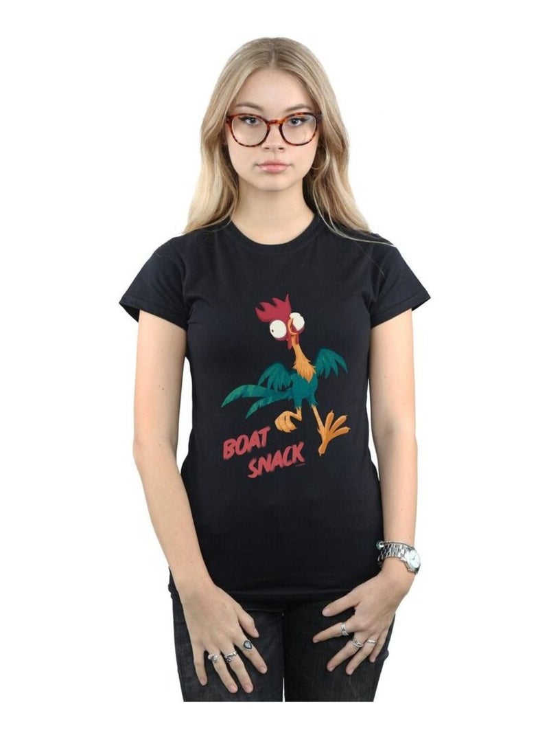 Disney - T-shirt BOAT SNACK Noir - Kiabi