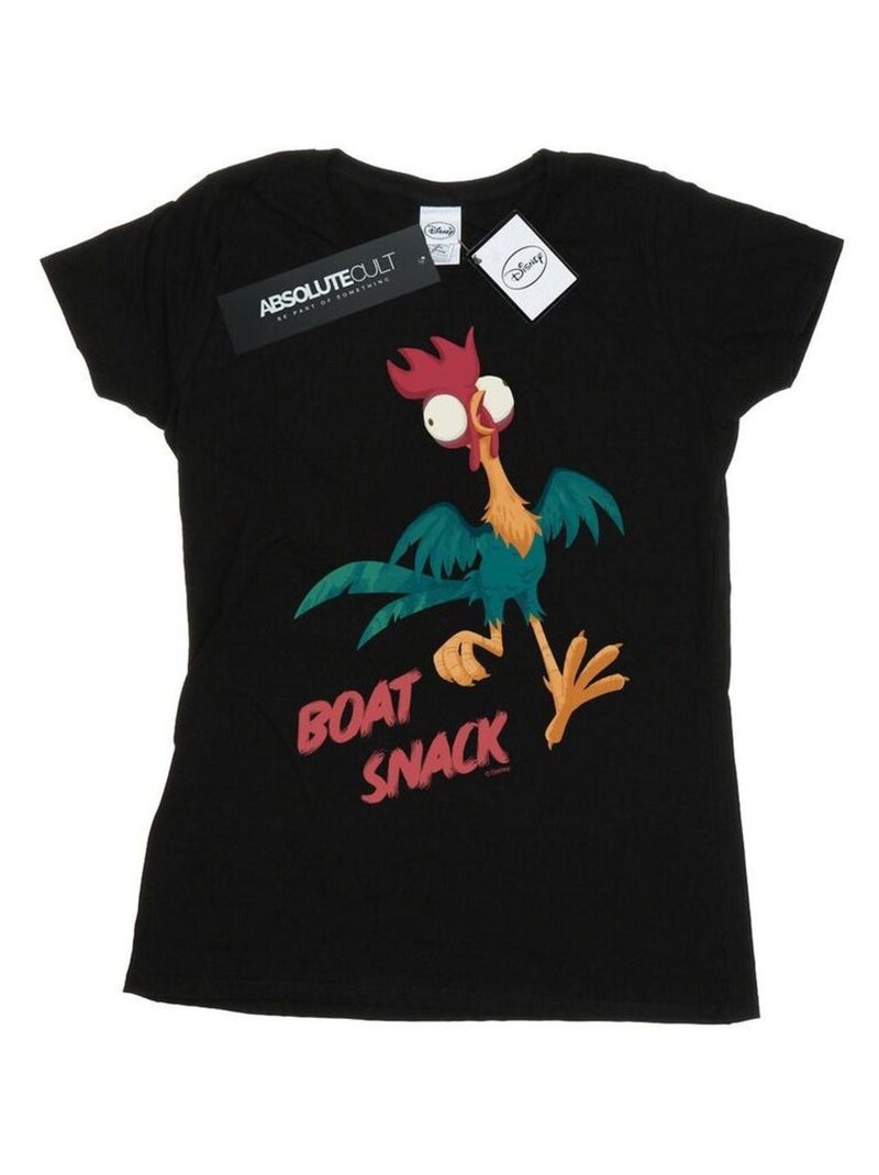 Disney - T-shirt BOAT SNACK Noir - Kiabi
