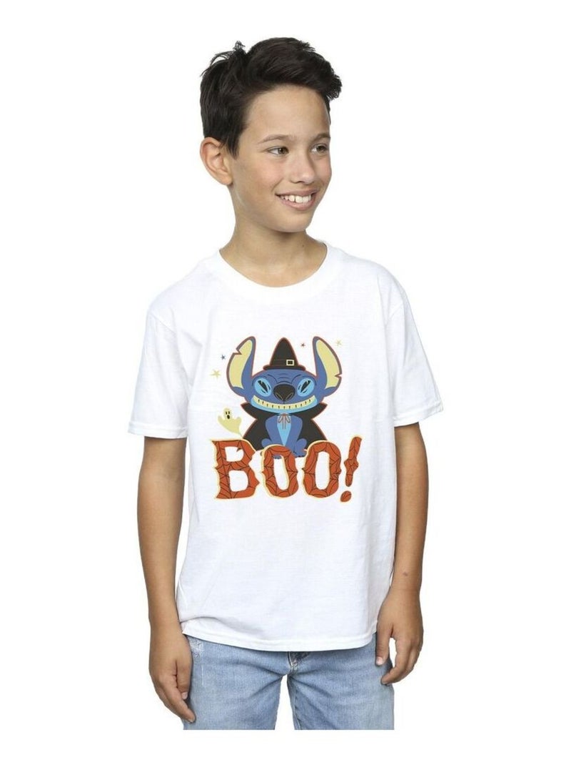 Disney - T-shirt BOO! Blanc - Kiabi
