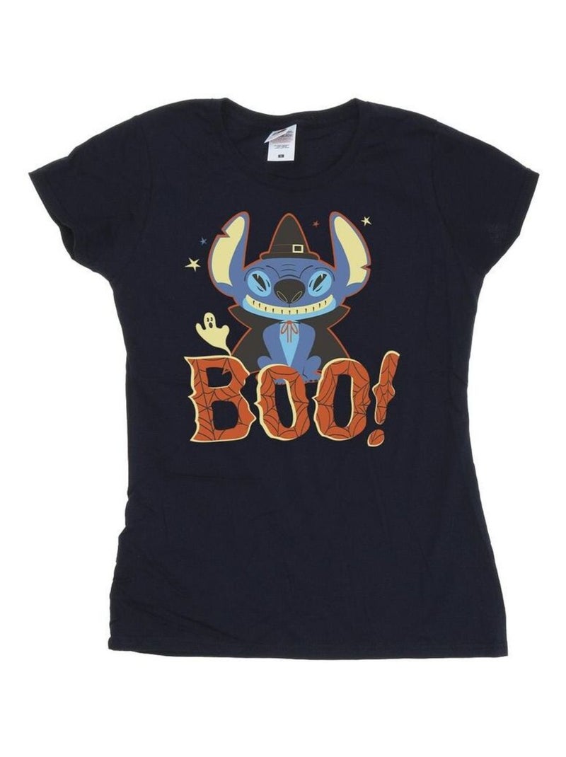 Disney - T-shirt BOO! Bleu marine - Kiabi