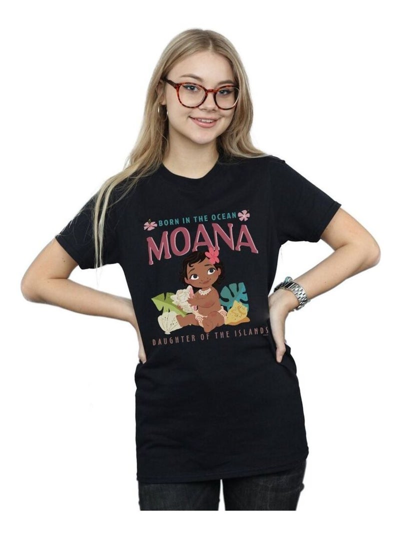 Disney - T-shirt BORN IN THE OCEAN Noir - Kiabi