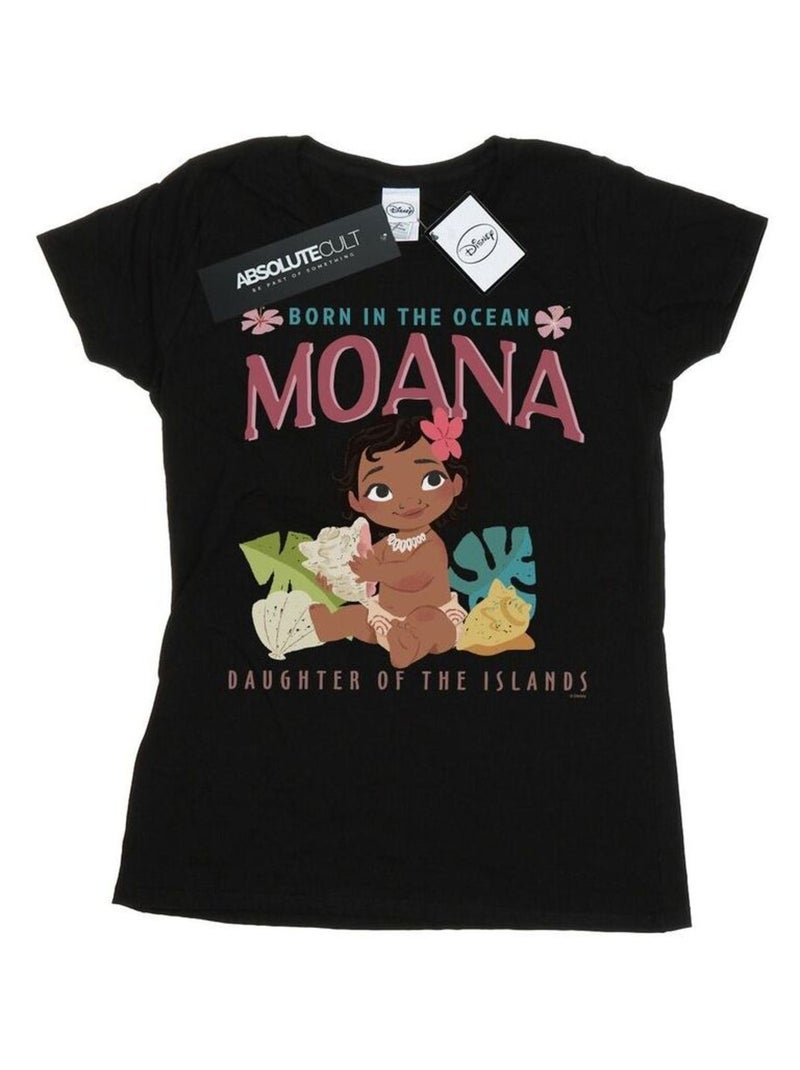 Disney - T-shirt BORN IN THE OCEAN Noir - Kiabi