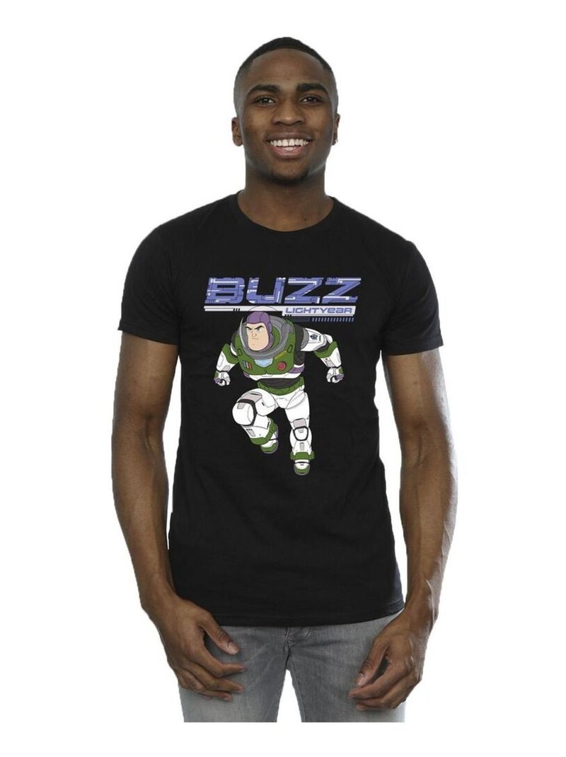 Disney - T-shirt Buzz l'Éclair JUMP TO ACTION Noir - Kiabi
