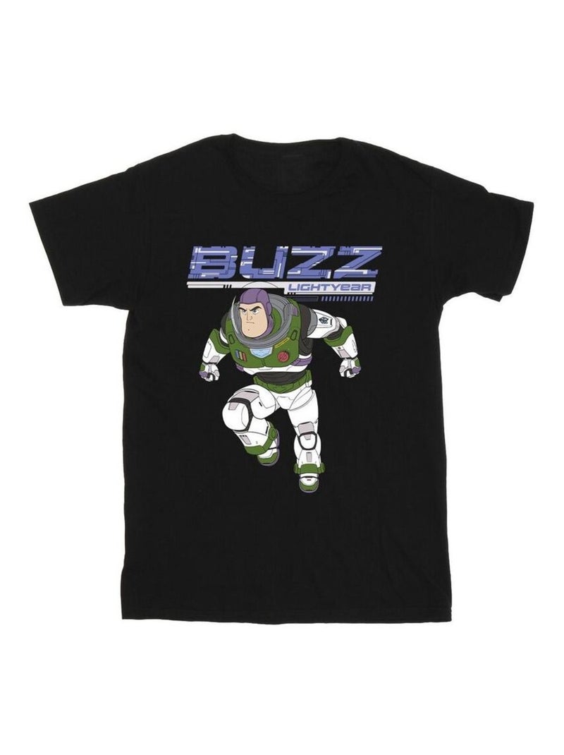 Disney - T-shirt Buzz l'Éclair JUMP TO ACTION Noir - Kiabi