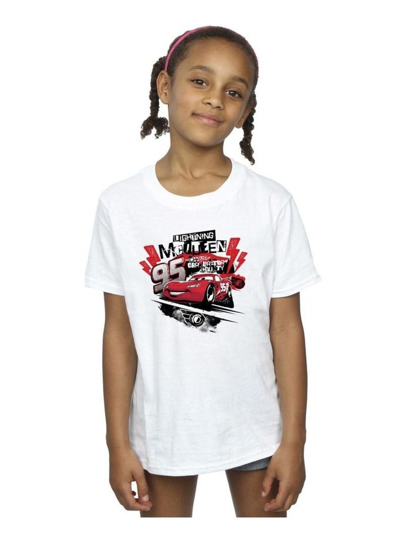 Disney - T-shirt CARS Blanc - Kiabi