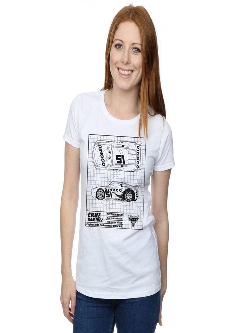 Disney - T-shirt CARS Blanc - Kiabi