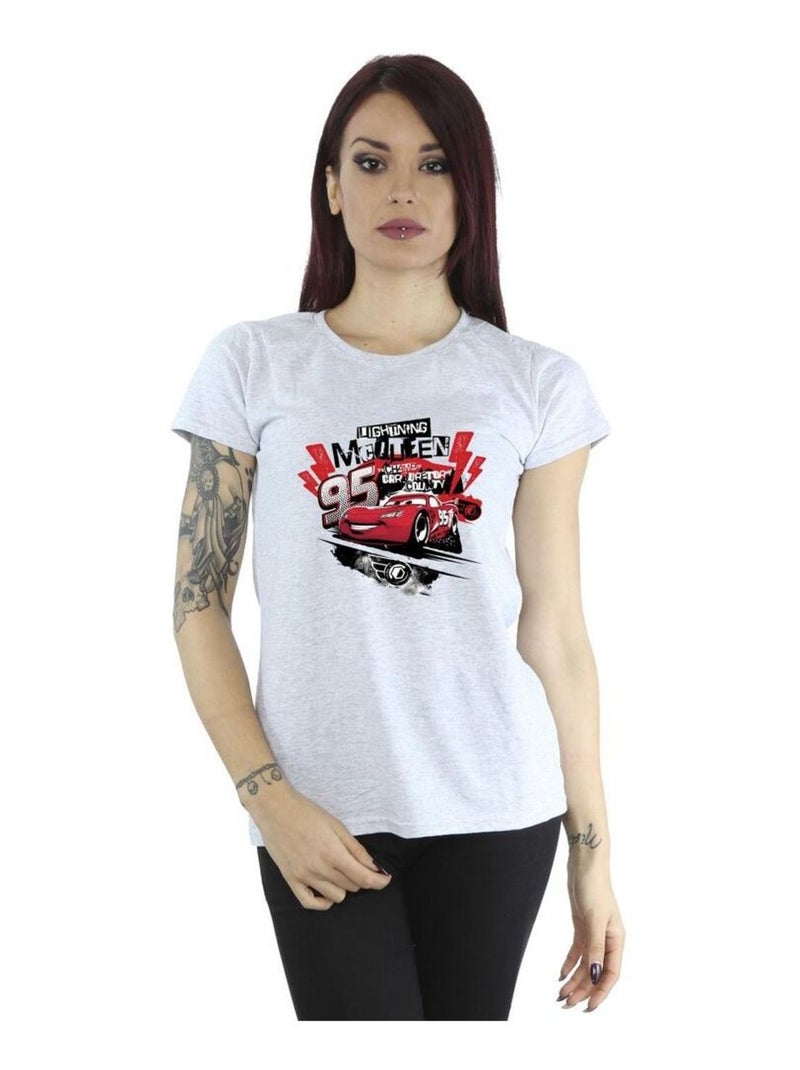 Disney - T-shirt CARS Gris chiné - Kiabi