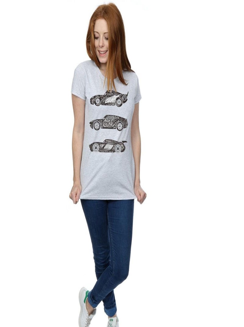 Disney - T-shirt CARS Gris chiné - Kiabi
