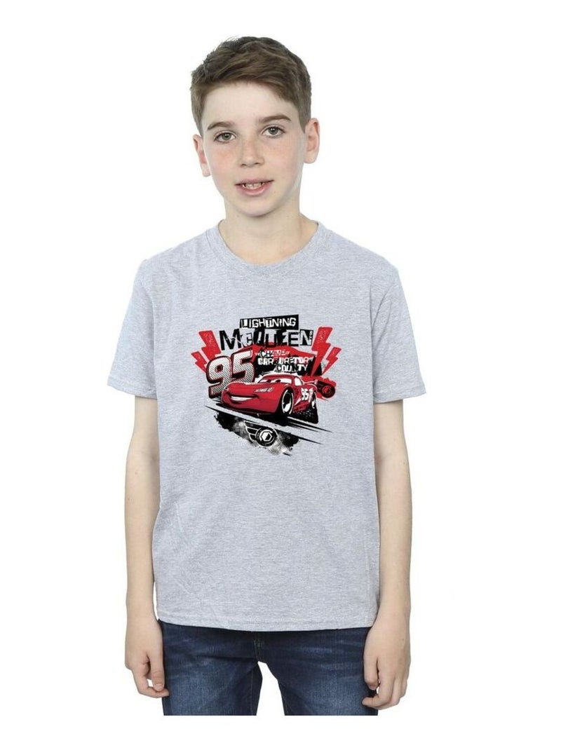 Disney - T-shirt CARS Gris chiné - Kiabi