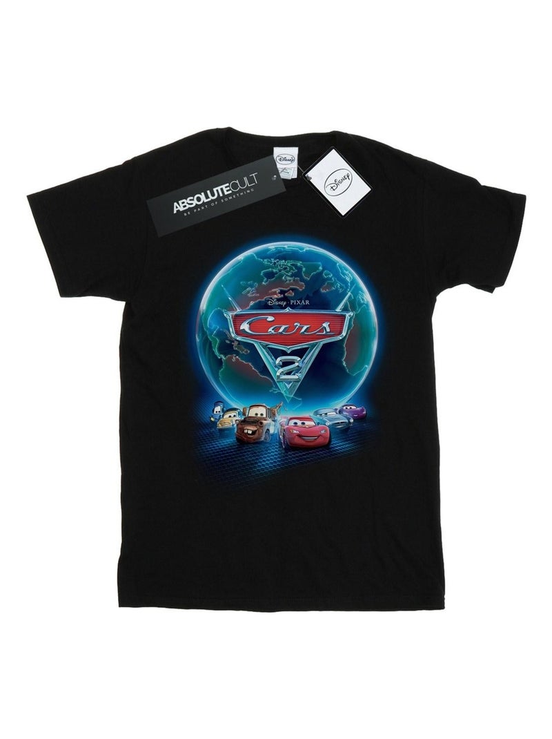 Disney - T-shirt CARS Noir - Kiabi