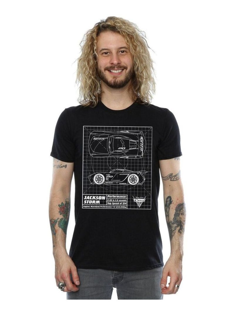 Disney - T-shirt CARS Noir - Kiabi