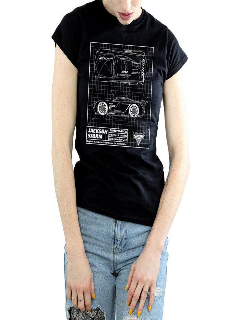 Disney - T-shirt CARS Noir - Kiabi
