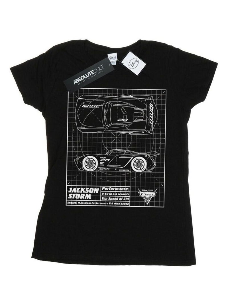 Disney - T-shirt CARS Noir - Kiabi