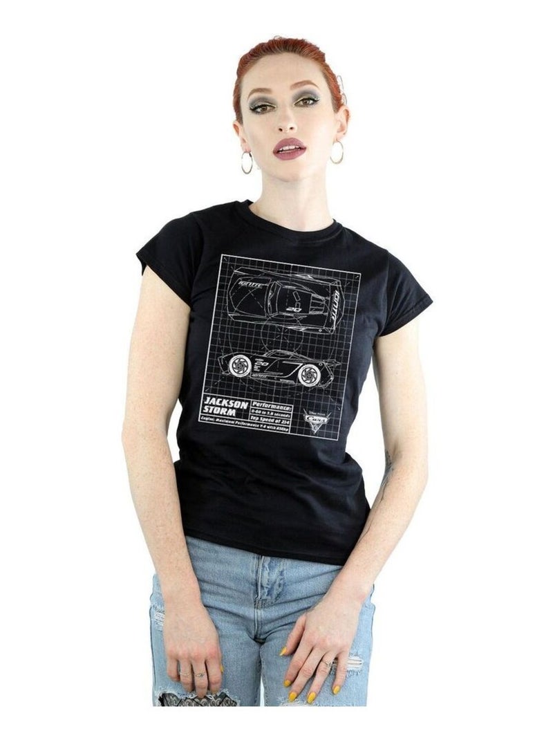Disney - T-shirt CARS Noir - Kiabi